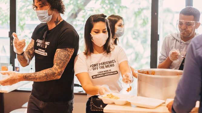 Goal Achieved! Million Dollar Vegan Donated One Million Meals Since Start of Pandemic