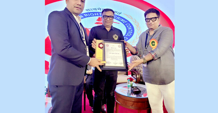 Save earth activist Sandeep Choudhary honoured by National Pride Award