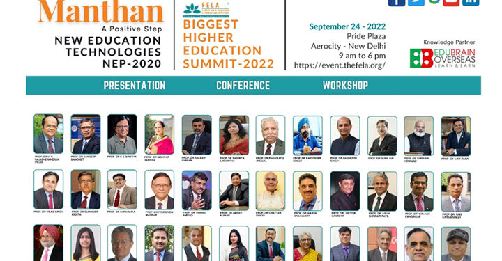 FELA Foundation to organize Grand Education Summit ‘MANTHAN- A Positive Step’