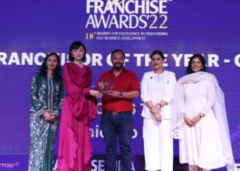 News Correspondent, Sneha Nair covers “Best Franchiser Award” story for the year 2022