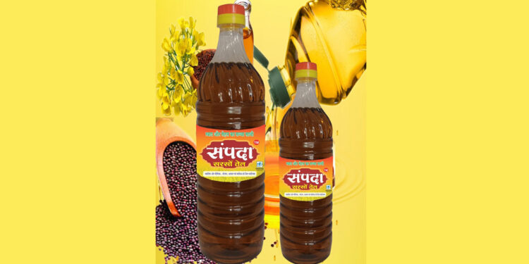 Use double filtered Sampda mustard oil - available in different ranges
